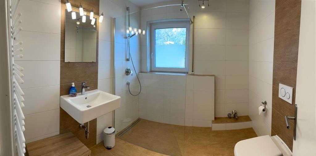 גרמיש-פרטנקירכן Maisonette Apartment Dhh Zugspitzblick Mit Eigenem Garten מראה חיצוני תמונה