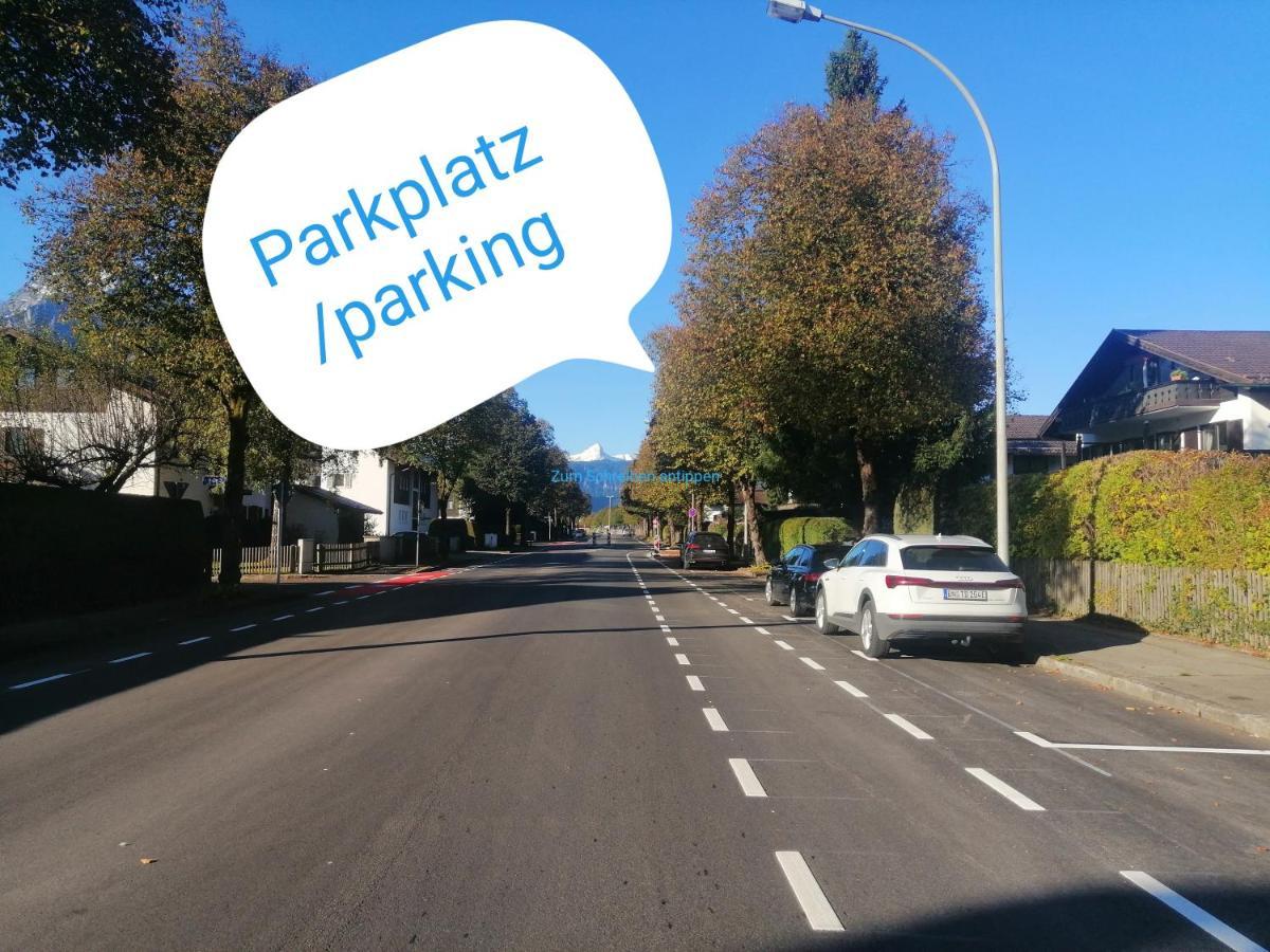 גרמיש-פרטנקירכן Maisonette Apartment Dhh Zugspitzblick Mit Eigenem Garten מראה חיצוני תמונה