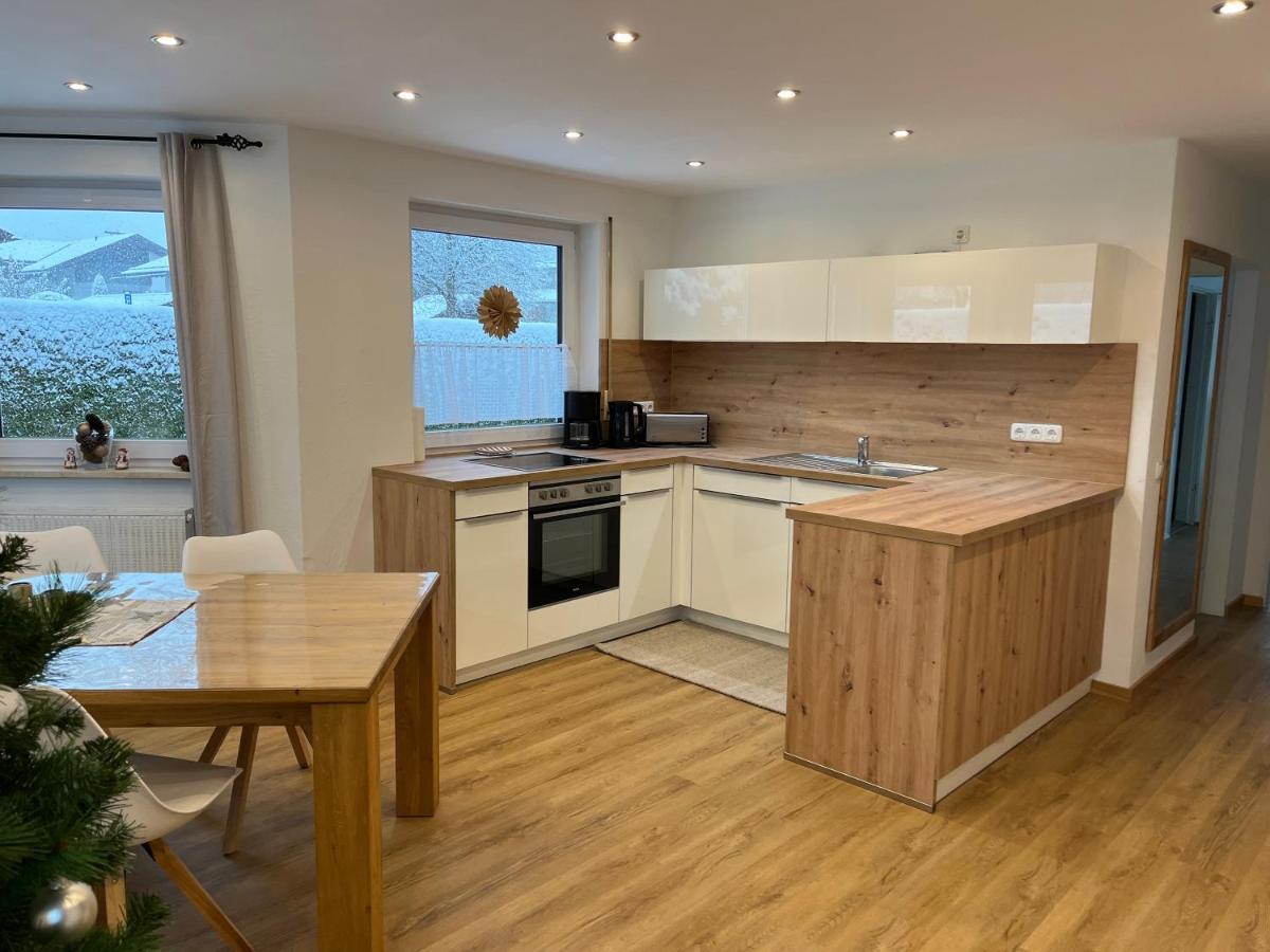 גרמיש-פרטנקירכן Maisonette Apartment Dhh Zugspitzblick Mit Eigenem Garten מראה חיצוני תמונה